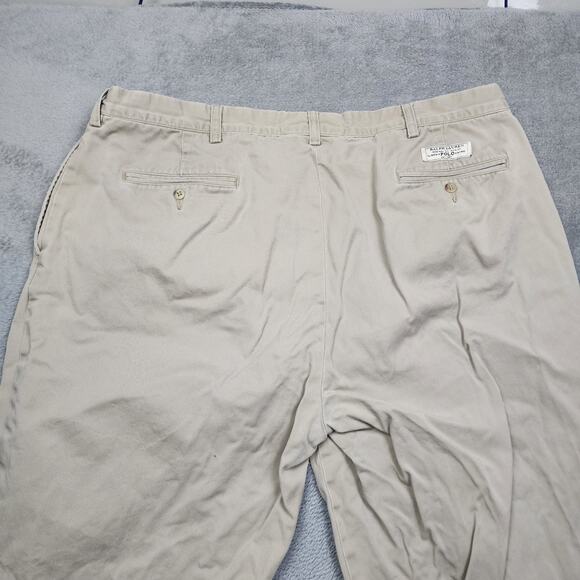 Polo Ralph Lauren Men’s Andrew Pleated Chino Pants Beige Size 40x30 Classic - Picture 8 of 13